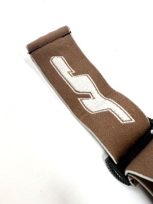 JT Spectra/ Proflex  Woven Strap - Brown/ White