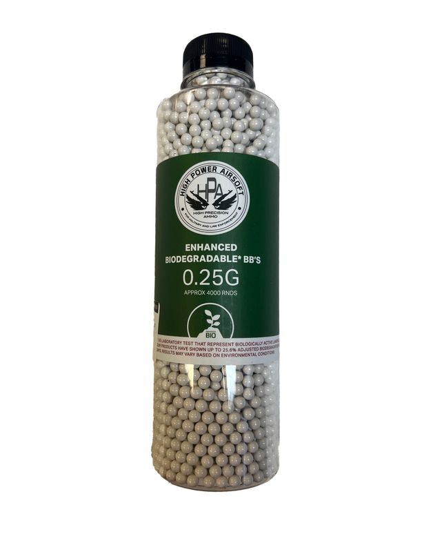 HPA Enhanced Bio Airsoft BB .25 -4000 ct