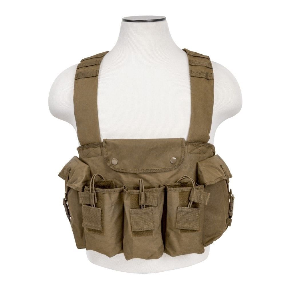 NC Star Chest Rig - AK Style Tan