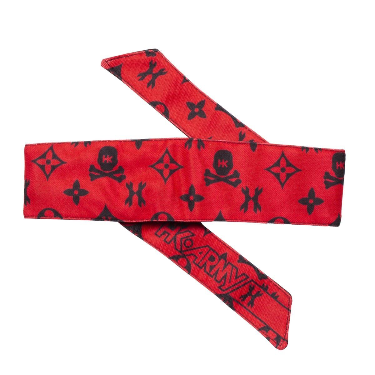 HK Army Headband Monogram Red/ Black