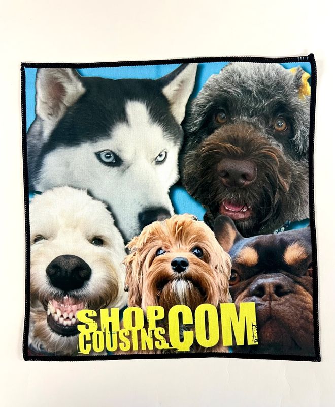 Cousins Microfiber Cloth - Pups