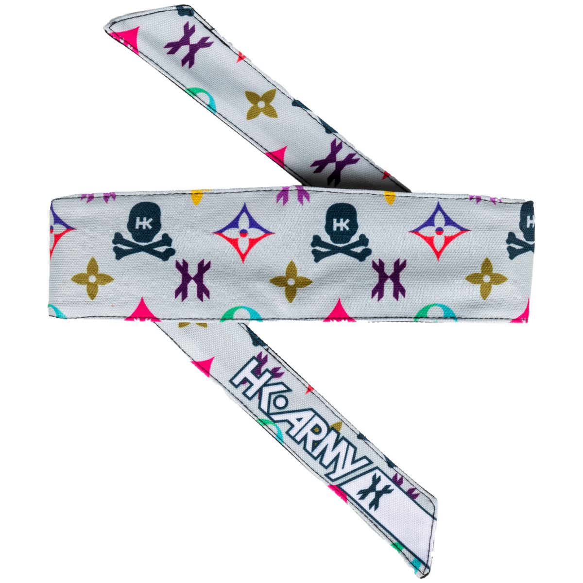 HK Army Headband Monogram Bone/ Multi