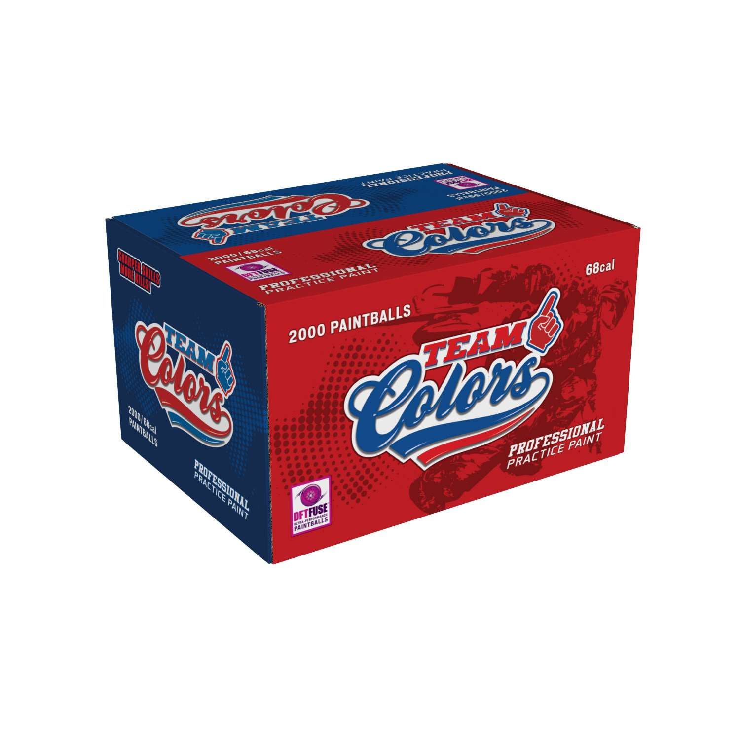 Team Colors 68 Caliber Paintballs 2000 count
