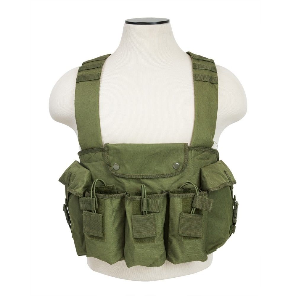 NC Star Chest Rig - AK Style Olive