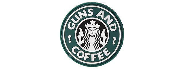 Guns and Coffee PVC Patch