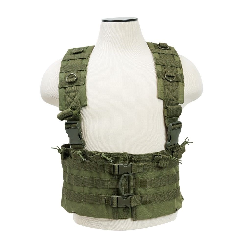 NC Star Chest Rig - AR Style Olive