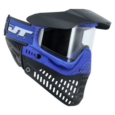 JT Proflex Goggles LE Bandana Blue w/ Clear and Smoke Lens