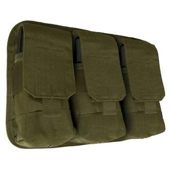ROTHCO MOLLE UNIVERSAL TRIPLE MAG RIFLE POUCH - Olive
