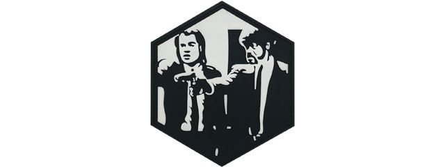 Pulp Fiction Hex PVC Patch
