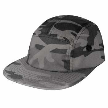 Five Panel Cap - Black Camo