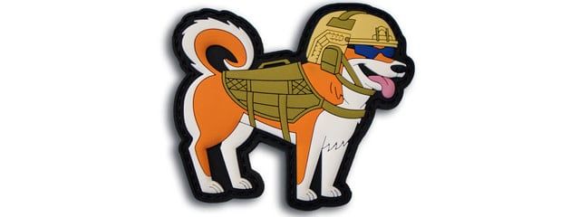 Tactical Shiba Inu PVC Patch