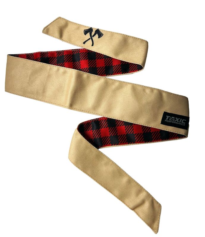 Toxic Performance Headband- Lumberjack Tan