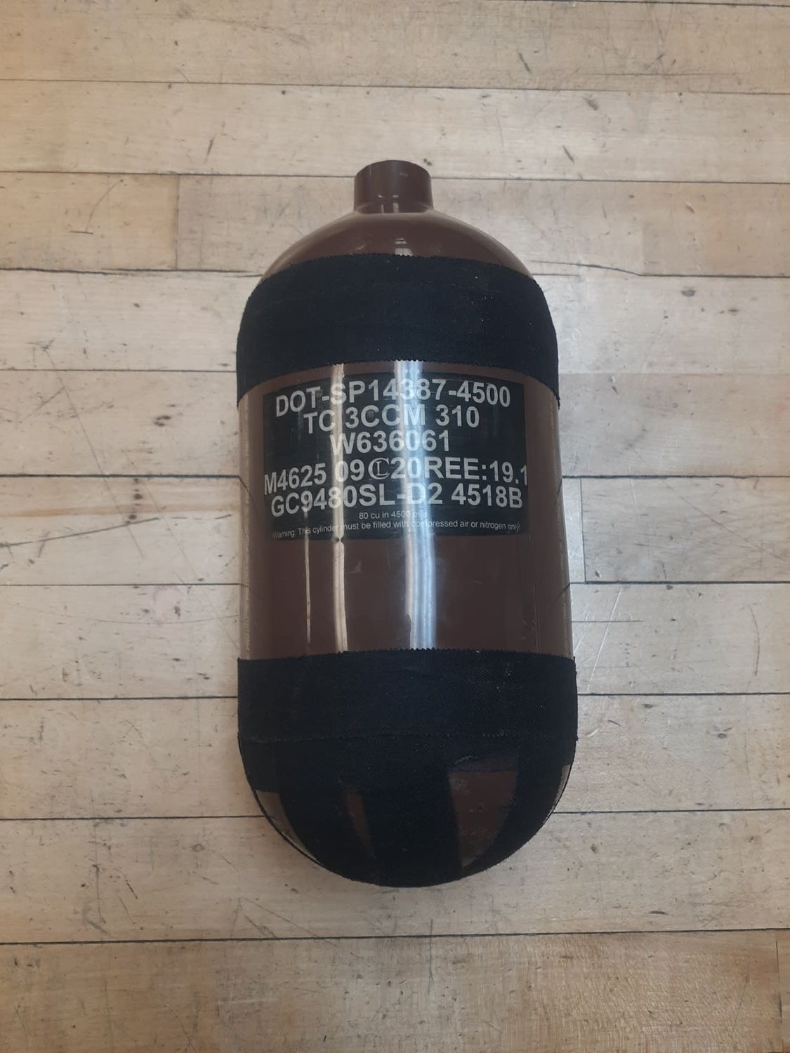 Pre Owned Infamous 80ci Compressed Air Tank (Bottle Only)