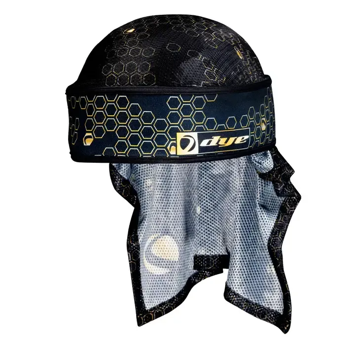 DYE Head Wrap - DYE X Halo Hypercam Black/ Gold