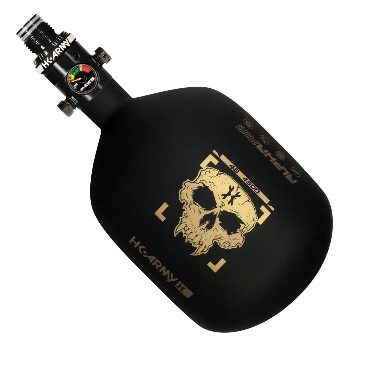 HK Army Compressed Air Tank Alpha 48 / 4500 - Doom (Black/ Gold)