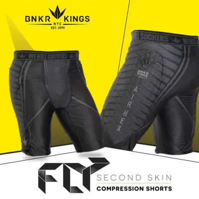 Bunkerkings Fly Compression Slide Shorts L