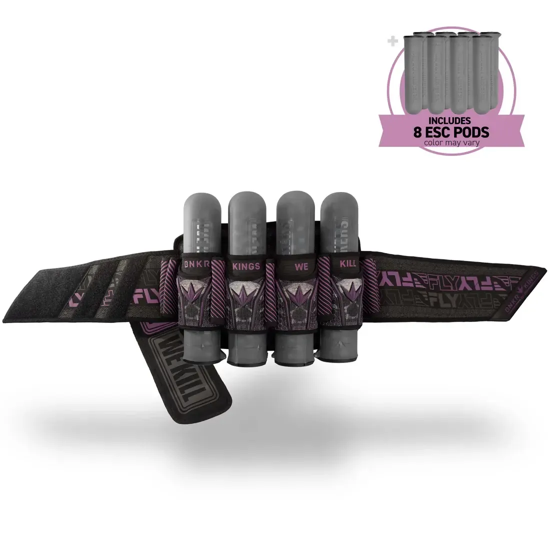 Bunkerkings Fly2 Pack - 4+7 - Purple  Skull Includes 8 ESC Pods