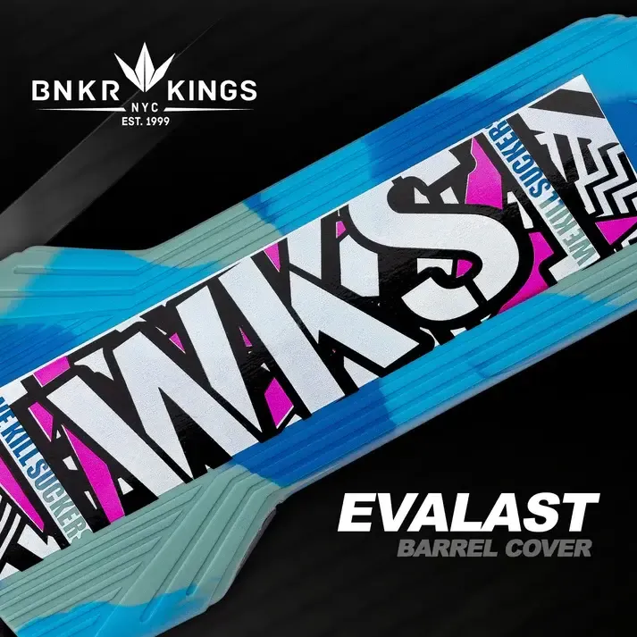 Bunkerkings Barrel Cover Shred - Cyan