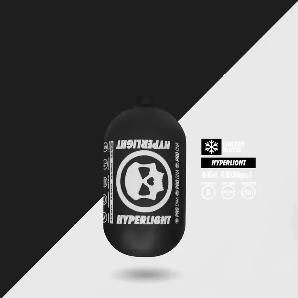 INFAMOUS™ &quot;FROZEN MATTE&quot; HYPERLIGHT TANK 68CI (Black/White)