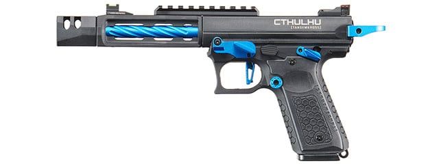 Lancer Tactical x Tandemkross CTHULHU Gas Blow Back Pistol - (Black/Blue)
