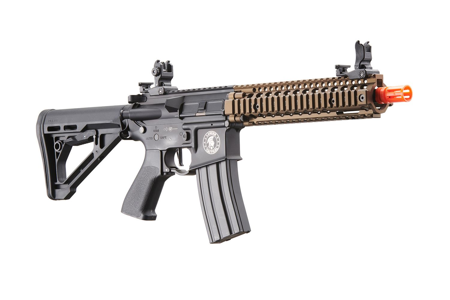 Lancer Tactical Proline Raider MK18 M4 Airsoft AEG Rifle (Bronze &amp; Black)