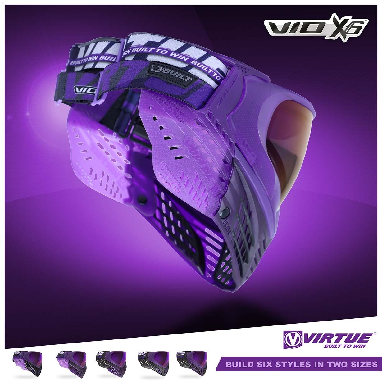 Virtue VIO X6 Goggles - Purple Storm