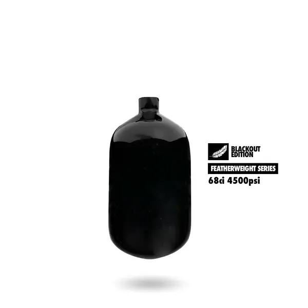 Powerhouse Featherweight Air Tank 68ci (Bottle Only) - Blackout
