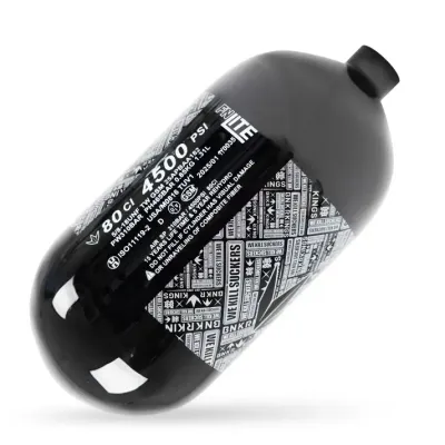 Bunkerkings FN Lite Air Tank 80ci (Bottle Only) - Black WKS Bunkerkings FN Lite Air Tank 80ci (Bottle Only) - Black WKS