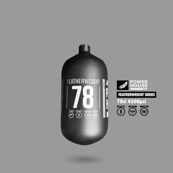 Powerhouse Featherweight Air Tank 78ci (Bottle Only)