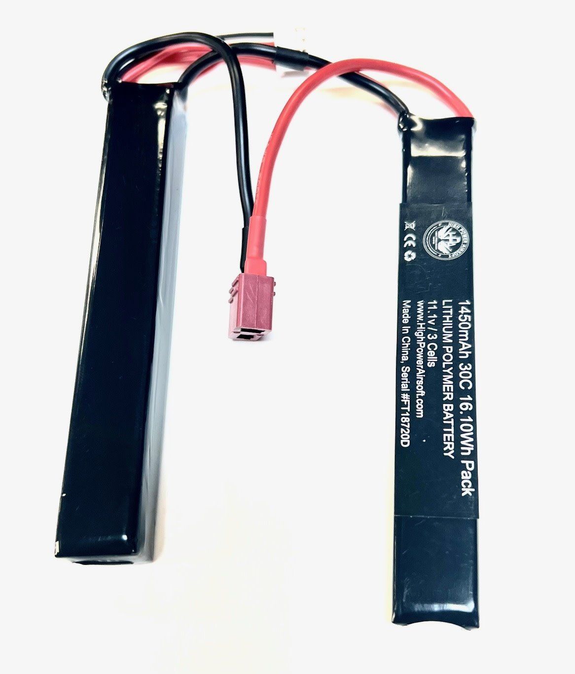HPA 11.1V NUNCHUCK 1450 MAH LIPO BATTERY (Deans)