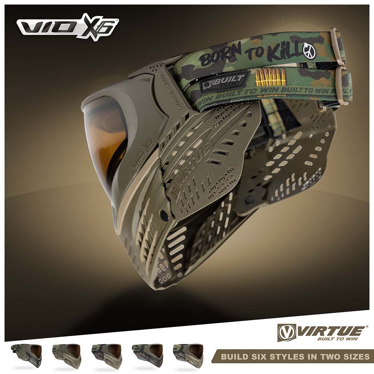 Virtue Vio X6 Goggles - Desert Storm