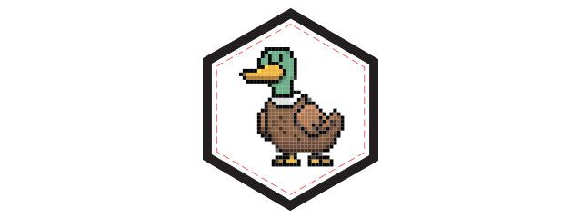 Mallard Hex PVC Patch