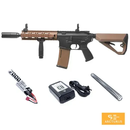 ARCTURUS LWT MK-II CQB 10&quot; AEG SPORT Starter Pack - Tan