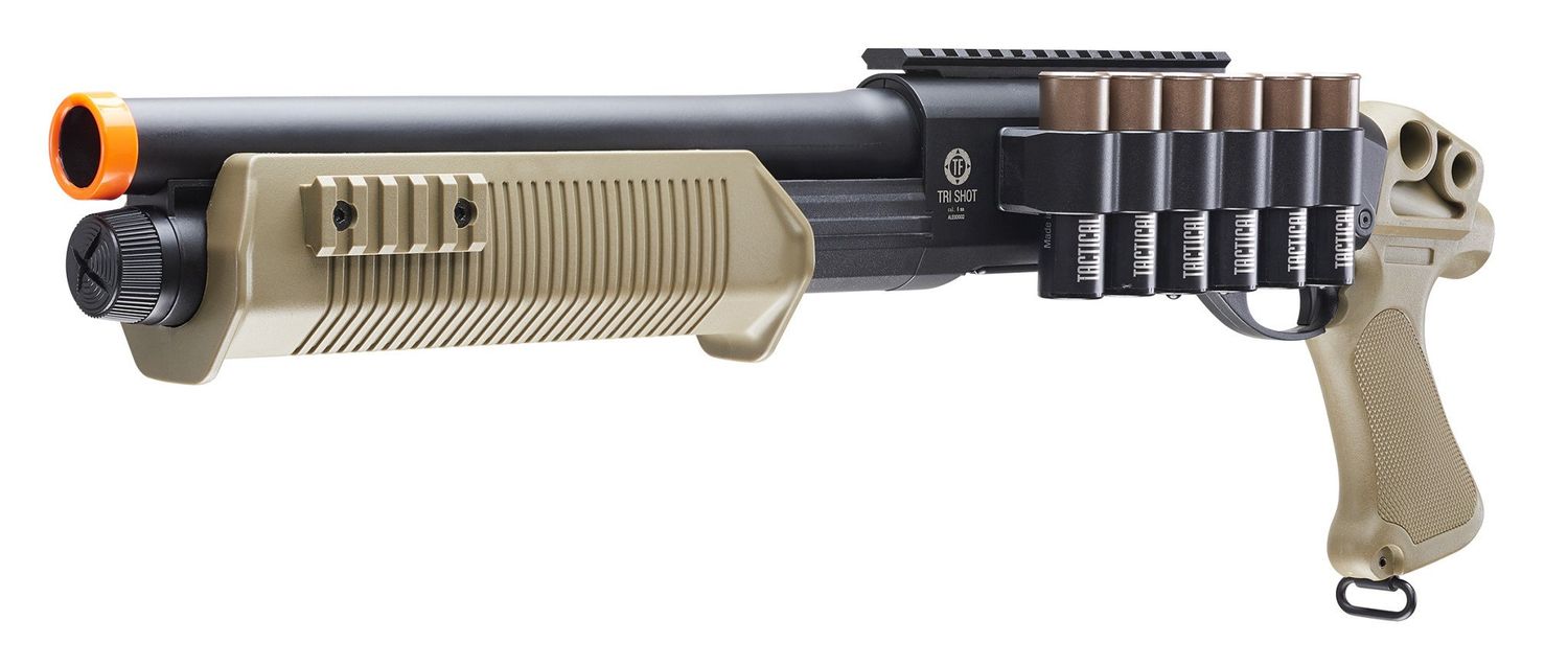 Tactical Force Tri Shot Shotgun Black/ Tan