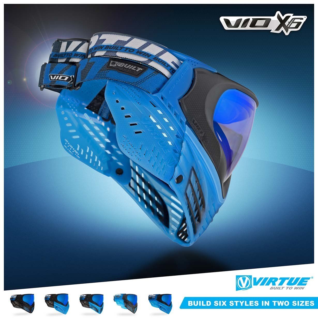 Virtue VIO X6 Goggles - Ice Black