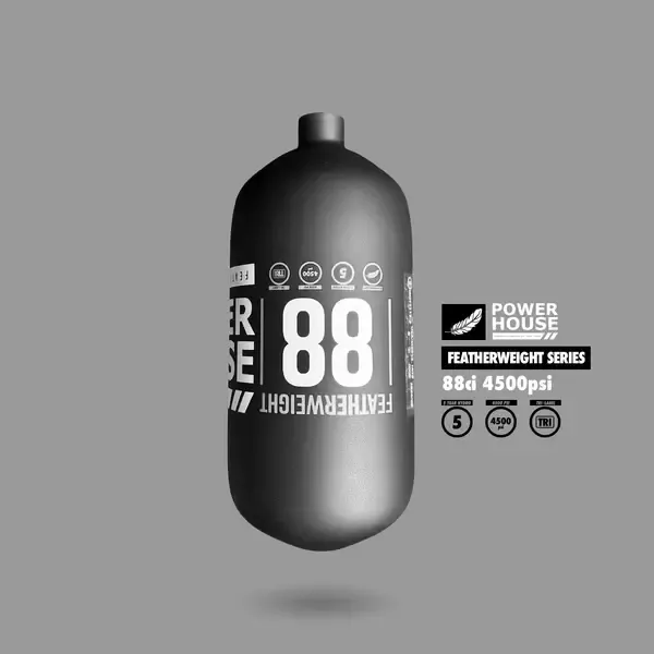 Powerhouse Featherweight Air Tank 88ci (Bottle Only)
