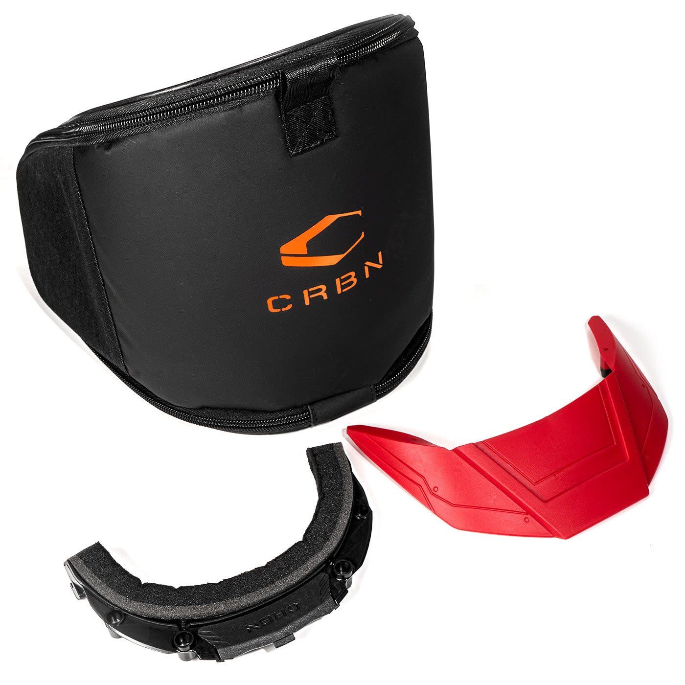 CRBN Goggles Zero SLD Crimson - Less Coverage