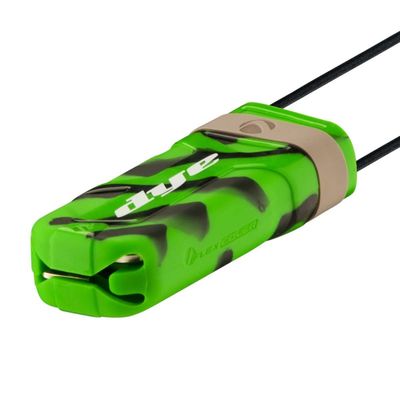 DYE Flex Barrel Sock - Twist Lime/ Black