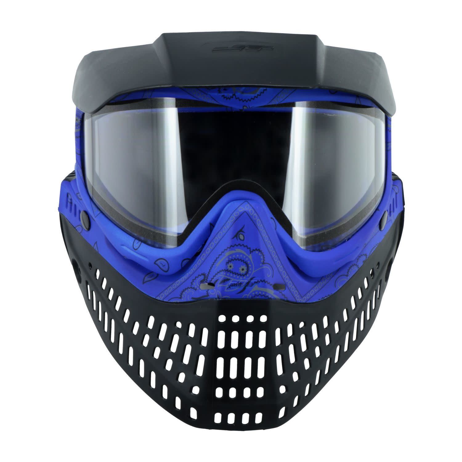 JT Proflex Goggles LE Bandana Blue w/ Clear and Smoke Lens