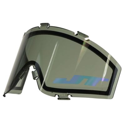 JT Spectra Lens Thermal Smoke w/ Blue Chromatic Logo
