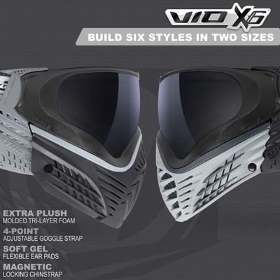 Virtue Vio X6 Goggles - Black Storm
