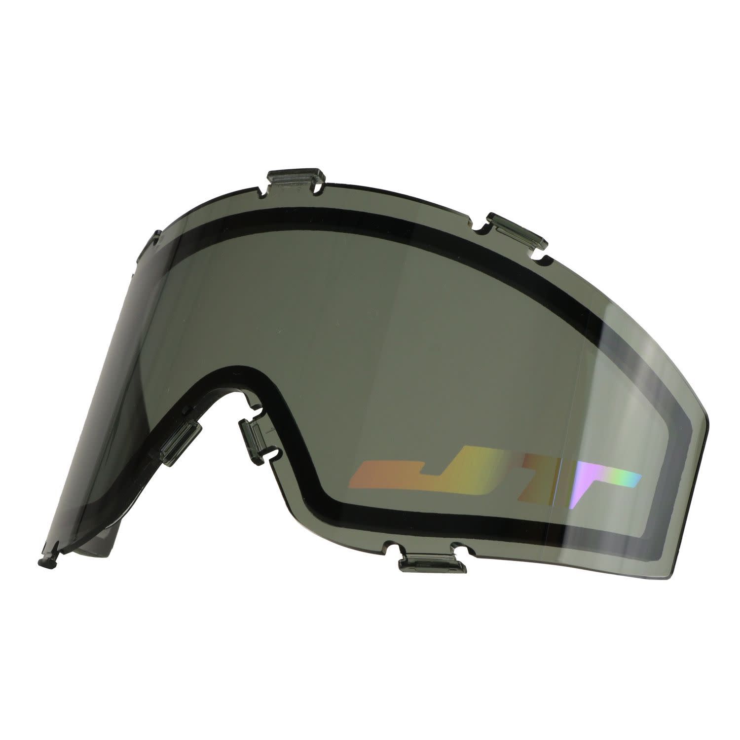 JT Spectra Lens Thermal Smoke w/ Red Chromatic Logo