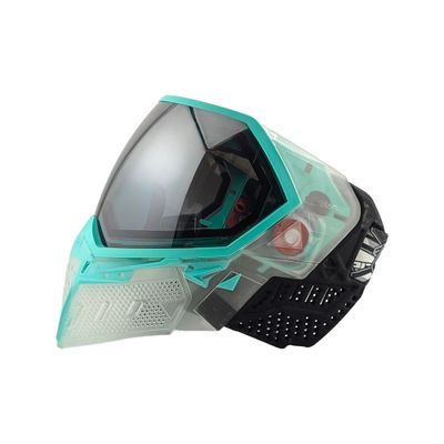 Empire EVS Goggles - Clear/ Teal - Silver Mirror Fade Lens