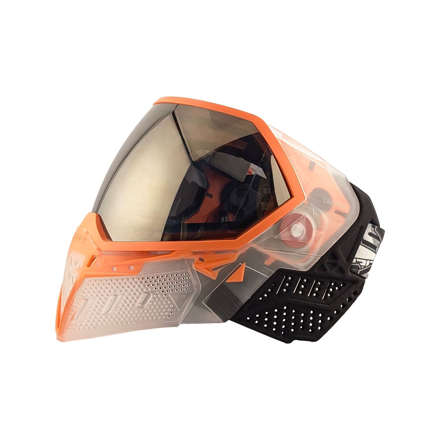 Empire EVS Goggles - Clear/ Orange - Black Chrome Lens