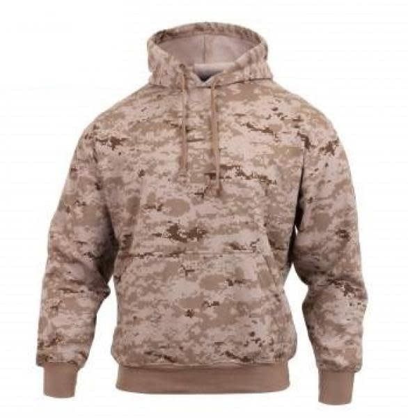 Hooded Sweatshirt Desert Digital, Size: S