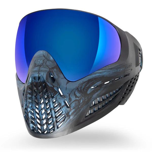Virtue Vio Ascend Goggles - Cyan Skull LE