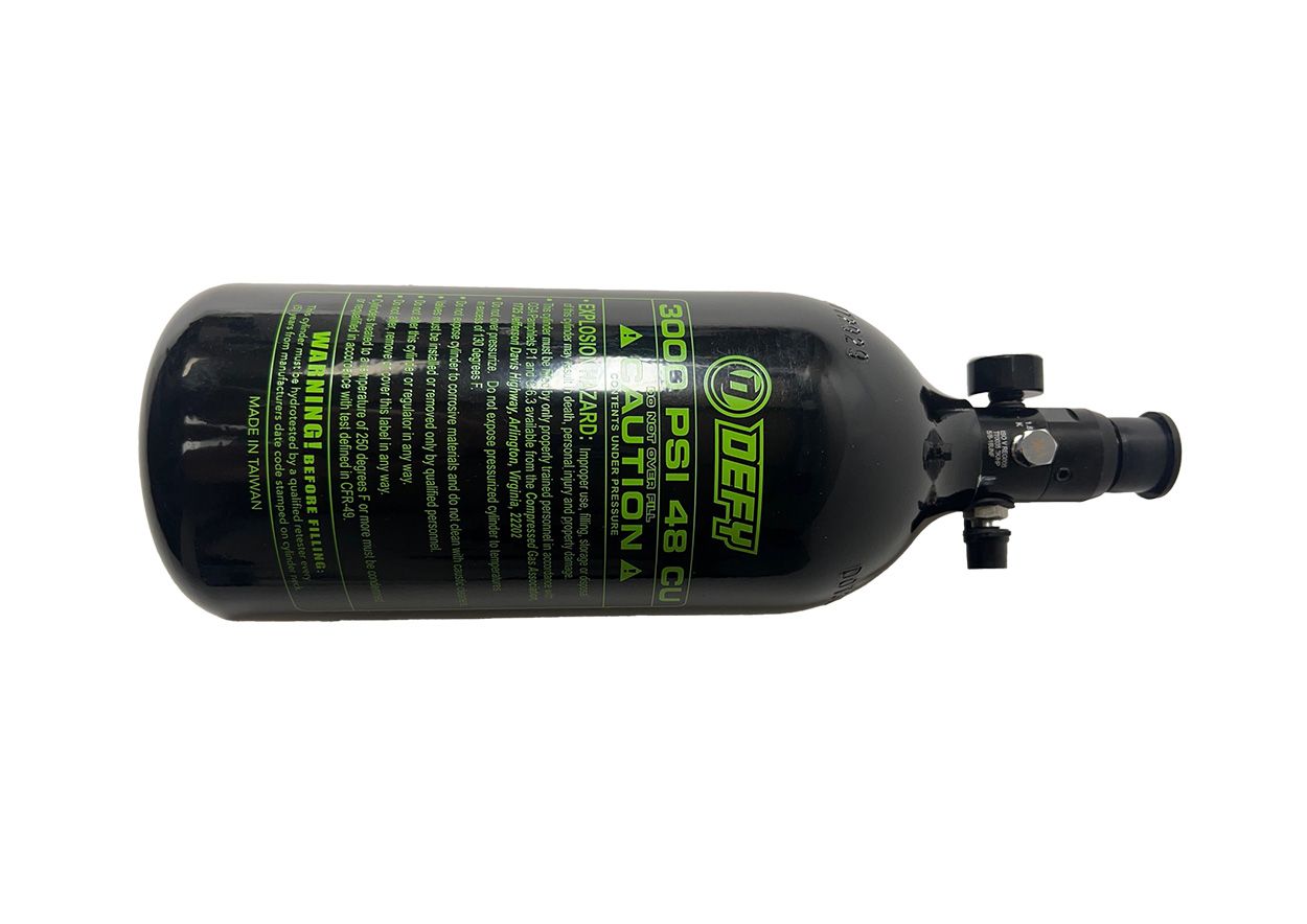 Defy Paintball 48cu 3000 Aluminum Tank