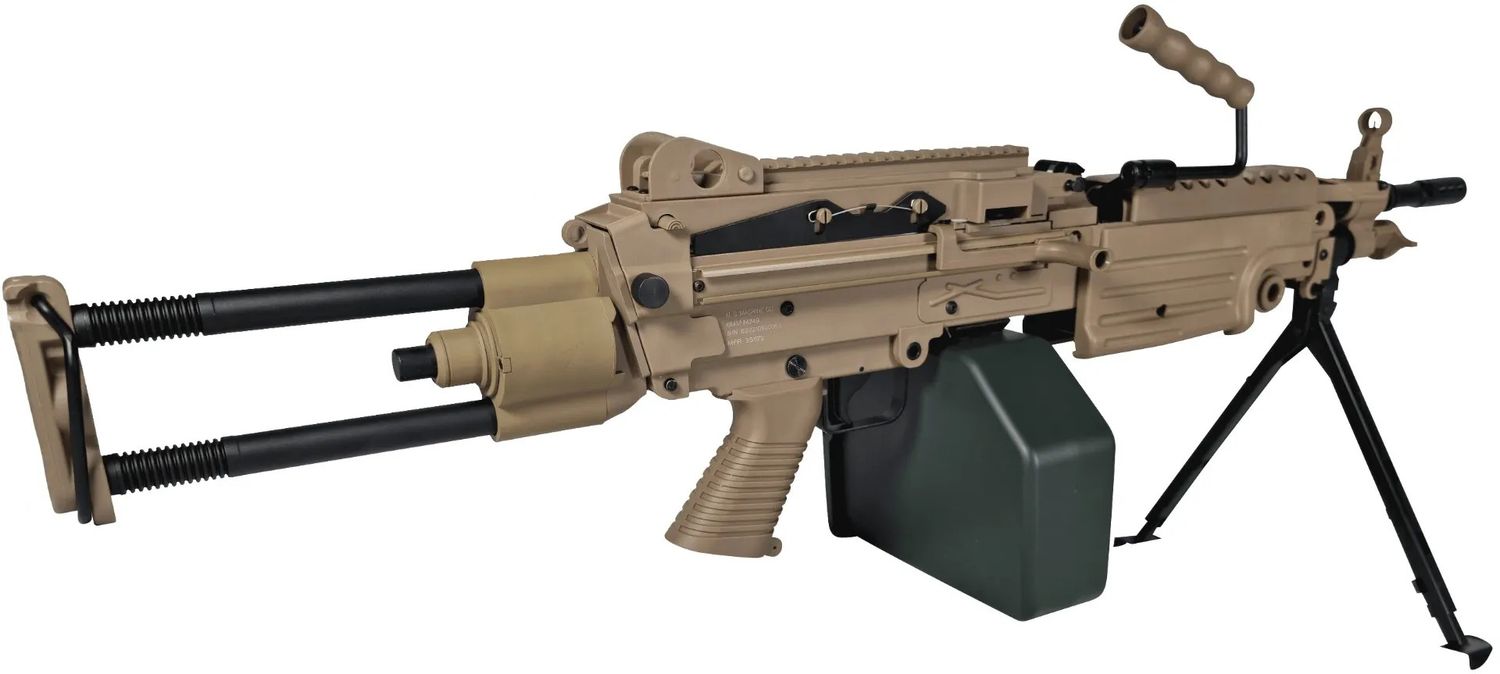 Cybergun FN Licensed M249 MINIMI "Featherweight" Airsoft Machine Gun