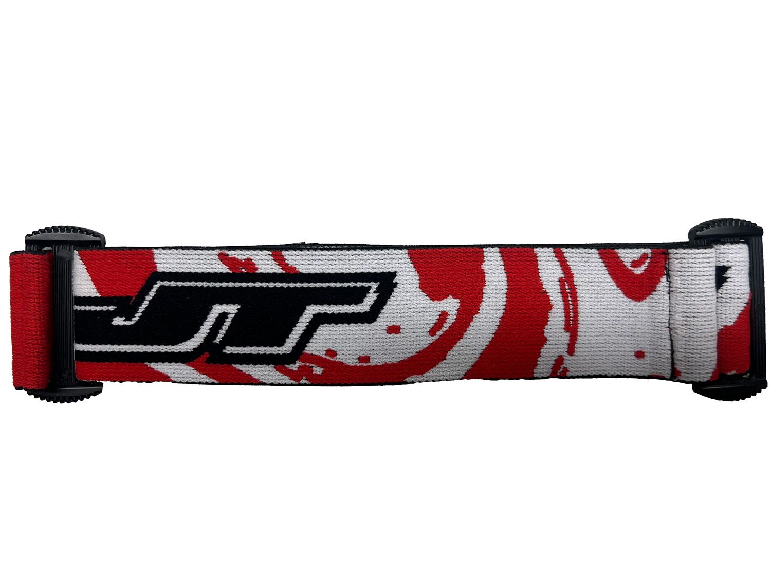 JT Spectra/ Proflex  Woven Strap - White/Red Swirl