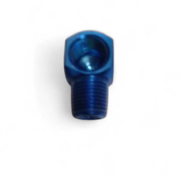 90 degree Aluminum Elbow - Blue